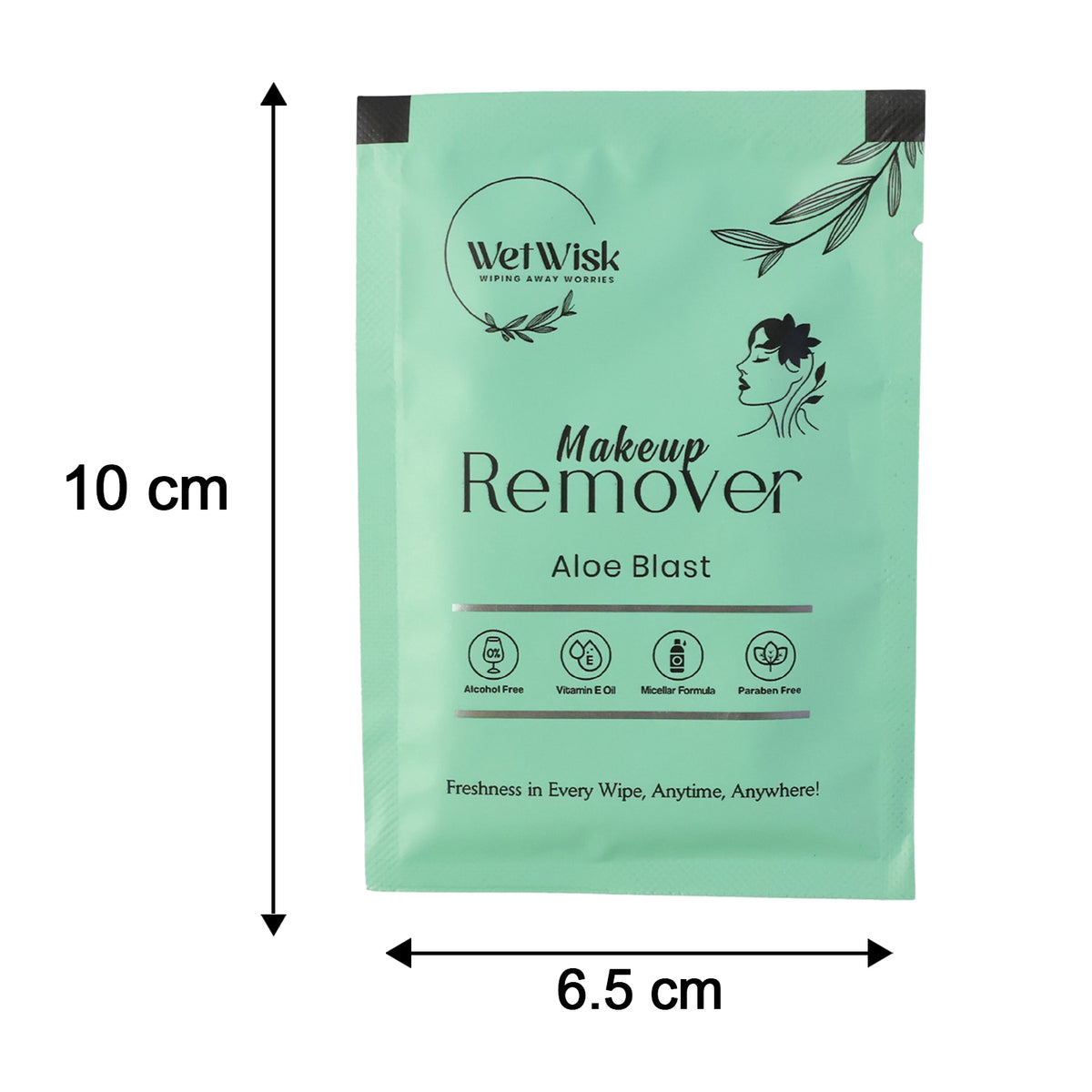 Makeup Remover Wet Wipes Facial Cleansing Wipes (1 Pc)